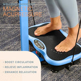Lifepro TrimLite Vibration Plate Exercise Machine with Handlebars ?C Whole Body Vibration Machine, Ideal Lymphatic Drainage Massager ?C 99 Speed Levels, Bluetooth Speaker, Resistance Bands & Remote